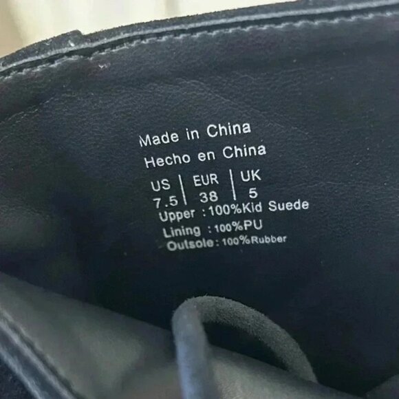 Aldo Eraede Lace Up Stiletto Ankle Boots Cut Out Black Suede 7.5 - Picture 11 of 16